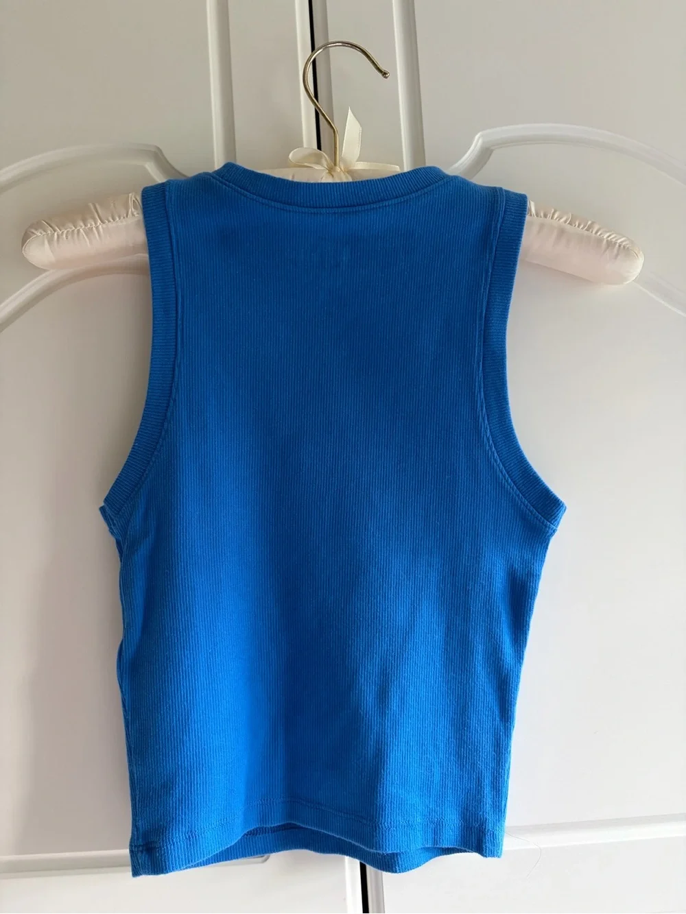 HOLLISTER - Royal Blue Ribbed Tank Top - Picture 2 of 4